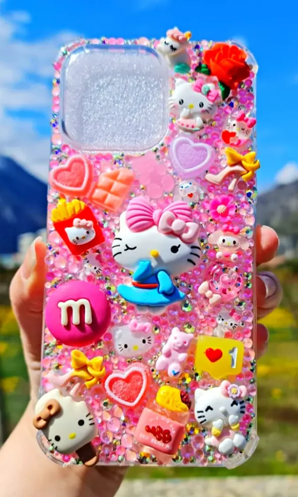 iPhone 14 Pro Max Funda Hello Kitty